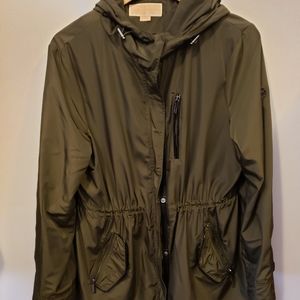 Michael Kors Green Jacket, L. water resistant